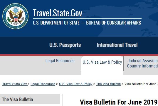 June 2019 Visa Bulletin