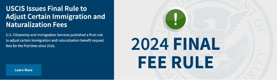 USCIS filing fee increase